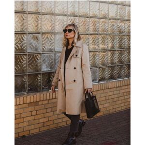 Everlane The Modern Trench Coat in Khaki Medium New Women’s